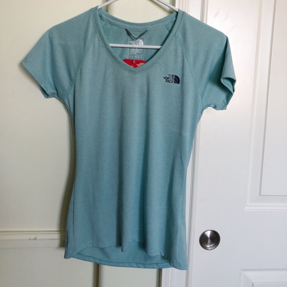 NWT Light Blue North Face VNeck
